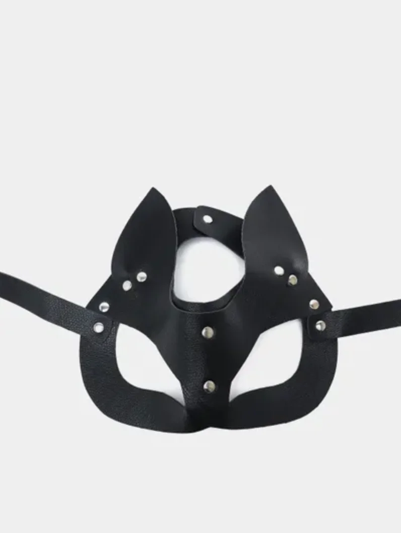 Кожаная эротическая маска кошки , 18+ для взрослых купить по цене 389 ...