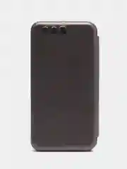 Серебряный чехол книжка Huawei Honor 9, Хуавей Хонор 9