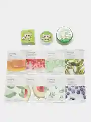 Зеленый подарочный набор уходовой косметики "Beauty Box"