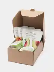 Зеленый подарочный набор уходовой косметики "Beauty Box"