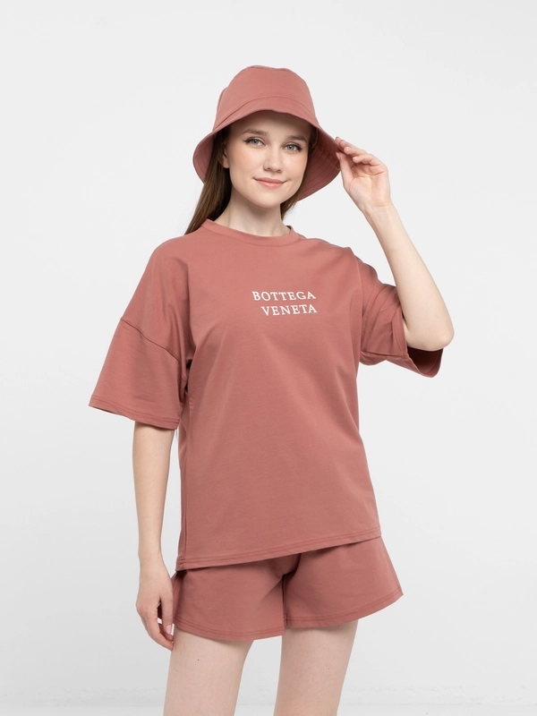 Костюм спортивный женский с шортами и с панамкой