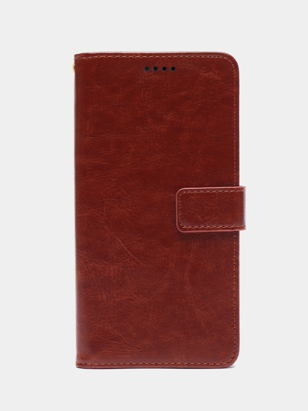 Коричневый кожаный PU чехол-книжка Xiaomi Poco M4 Pro 5G / Redmi Note 11T 5G