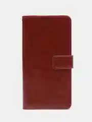 Коричневый кожаный PU чехол-книжка Xiaomi  Poco M4 Pro 5G / Redmi Note 11T 5G