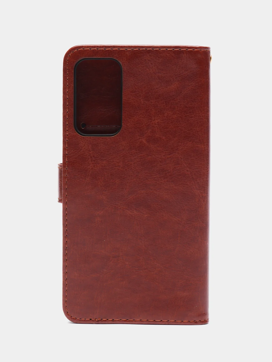Коричневый кожаный PU чехол-книжка Xiaomi Poco M4 Pro 5G / Redmi Note 11T 5G