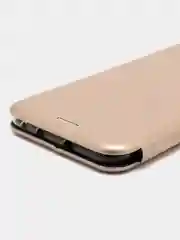 Золотой чехол-книжка на Huawei Nova 3i, Nova 4, P Smart Plus из экокожи, с карманом для карт