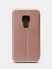 Розовый чехол-книжка на Huawei Mate 20, 20 Pro, 20 Lite, из экокожи, с карманом для карт