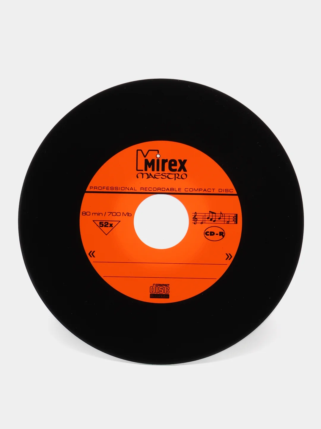 Диск CD-R MIREX 700Mb Maestro Vinyl 52x, UL120120A8T