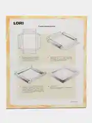 Голубой квиллинг панно Lori, дизайн на выбор