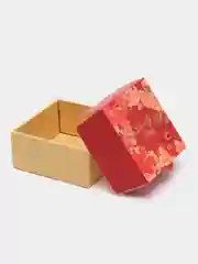 Красный подарочная коробка с лентой