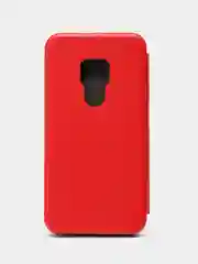 Красный чехол-книжка на Huawei Mate 20, 20 Pro, 20 Lite, из экокожи, с карманом для карт