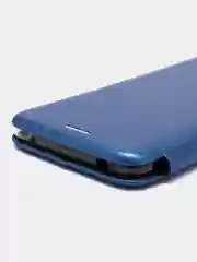 Синий чехол-книжка на Huawei Mate 20, 20 Pro, 20 Lite, из экокожи, с карманом для карт