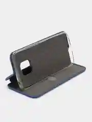 Синий чехол-книжка на Huawei Mate 20, 20 Pro, 20 Lite, из экокожи, с карманом для карт