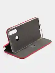 Красный чехол-книжка на Huawei Nova 3i, Nova 4, P Smart Plus из экокожи, с карманом для карт