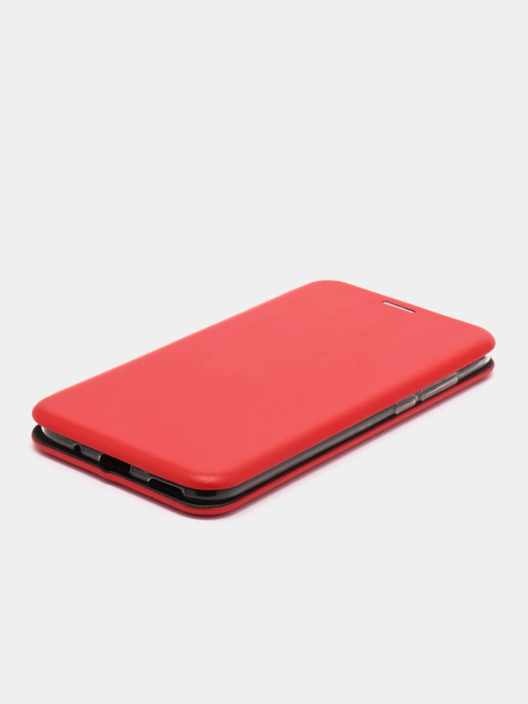 Красный чехол-книжка на Huawei Nova 3i, Nova 4, P Smart Plus из экокожи, с карманом для карт