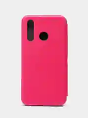 Фуксия чехол-книжка на Huawei Nova 3i, Nova 4, P Smart Plus из экокожи, с карманом для карт