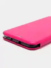 Фуксия чехол-книжка на Huawei Nova 3i, Nova 4, P Smart Plus из экокожи, с карманом для карт