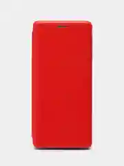 Красный чехол-книжка из экокожи с карманом на Samsung Galaxy A8 Star, A9 Star