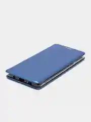 Синий чехол-книжка из экокожи с карманом на Samsung Galaxy A8 Star, A9 Star