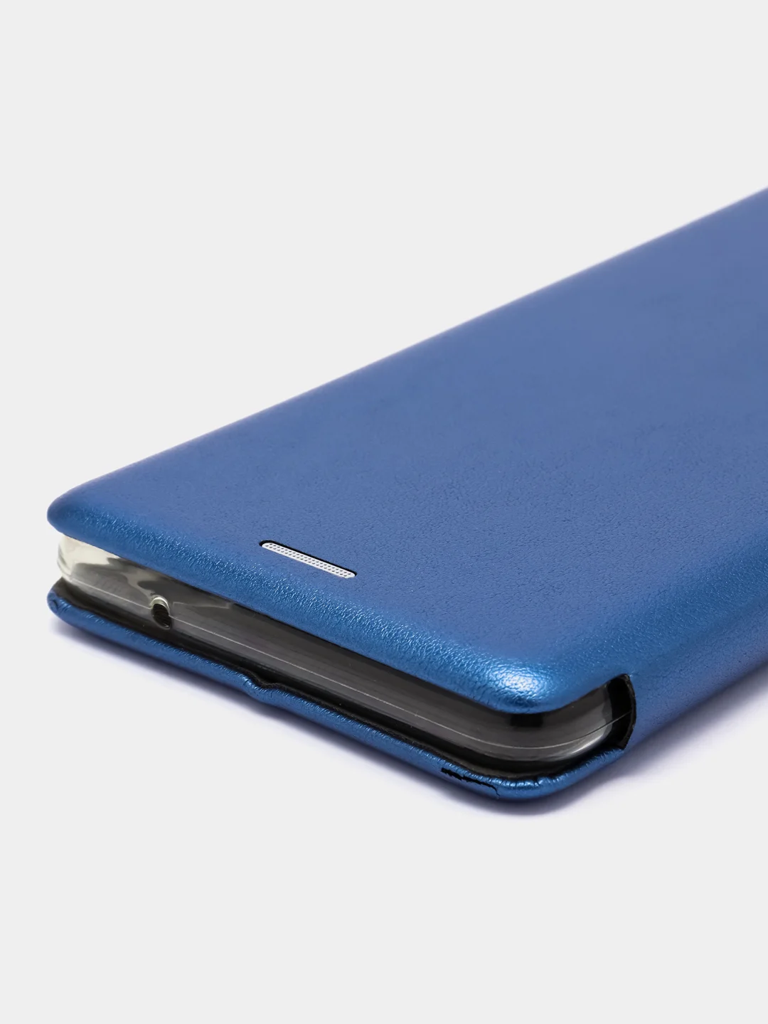 Синий чехол-книжка из экокожи с карманом на Samsung Galaxy A8 Star, A9 Star