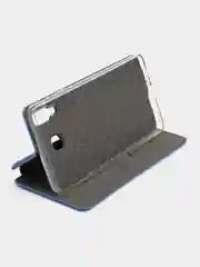 Синий чехол-книжка из экокожи с карманом на Samsung Galaxy A8 Star, A9 Star