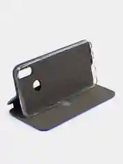 Синий чехол книжка из эко кожи с карманом на Samsung A5, A6, A8 Plus 2018, A10S, A107 2019