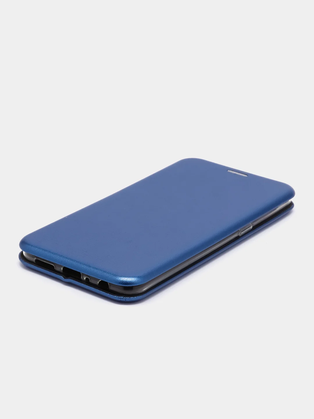 Синий чехол книжка из эко кожи с карманом на Samsung A5, A6, A8 Plus 2018, A10S, A107 2019