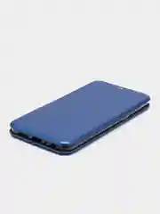 Синий чехол книжка из эко кожи с карманом на Samsung A5, A6, A8 Plus 2018, A10S, A107 2019