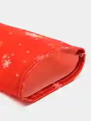 Алый новогодний чехол для бутылки