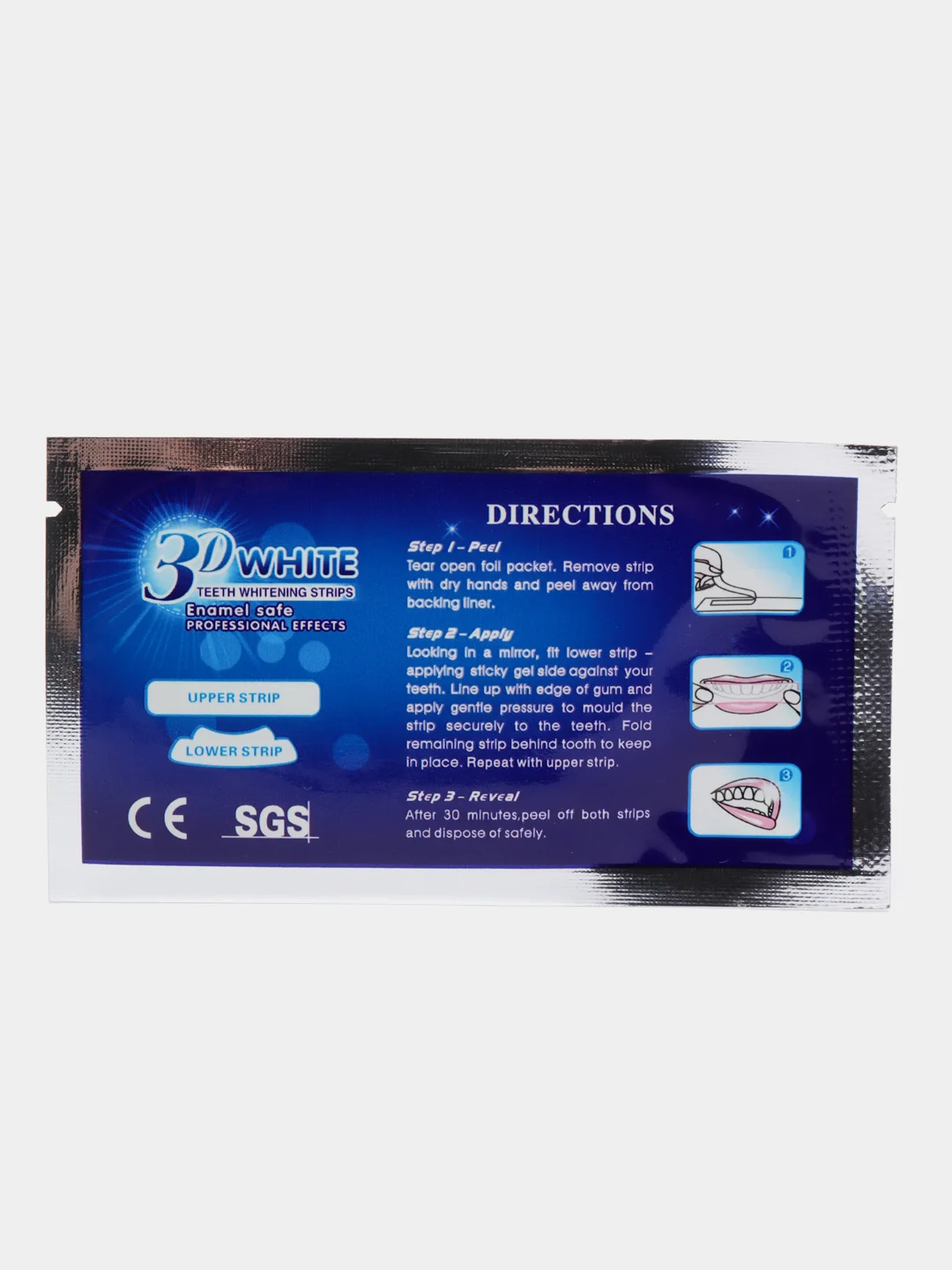 Отбеливающие полоски для зубов 3D White