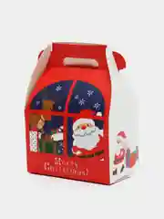 Красный новогодняя подарочная коробка 3ШТ. Merry Christmas, рождественские подарочные коробки