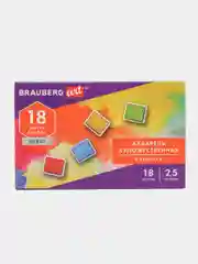 Акварель художественная BRAUBERG ART DEBUT, в кюветах, 18 цветов