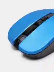 Мышь беспроводная, бесшумная SONNEN  V18, USB, 800/1200/1600 dpi, 4 кнопки, синяя,513515