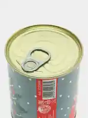 Бежевый носки женские, новогодние, в банке