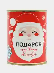 Алый носки женские, новогодние, в банке