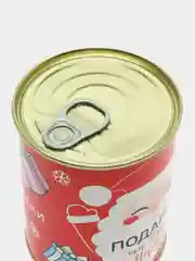 Алый носки женские, новогодние, в банке