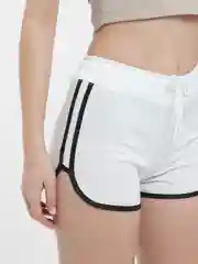 Белый шорты белые женские для дома, спорта