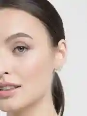 Золотой серьги с серебряной иглой, с бабочкой, гипоаллергенные