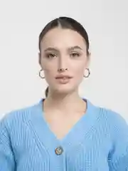 Круглые сережки "Конго"