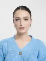 Золотой серьги "Бантики"