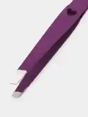 Фиолетовый пинцет для бровей MISARI 307 "Сердце"