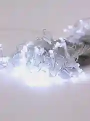 Белый гирлянда-штора