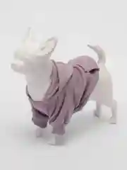 Фиолетовый толстовка для собак, зимняя
