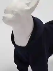 Синий толстовка для собак, зимняя