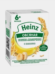 Каша детская Heinz питьевая, молочная, овсяная, с бананом, с 6 месяцев, 200 г