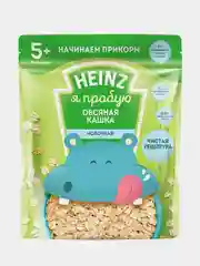 Каша детская Heinz "Я пробую", молочная, овсяная, с 5 месяцев, 180 г