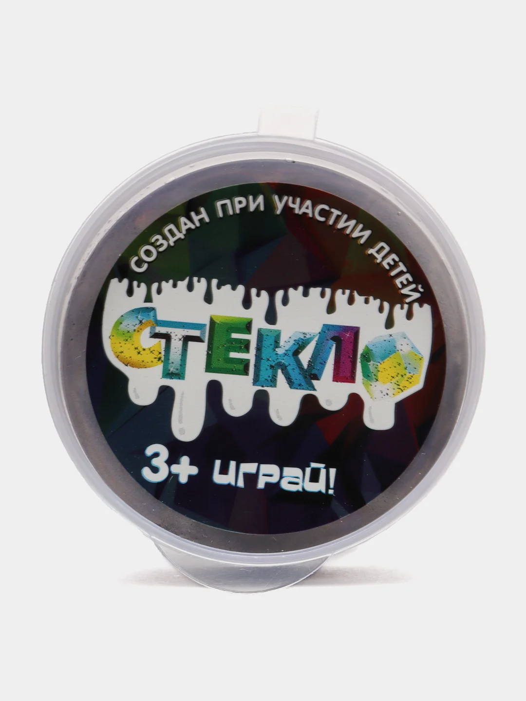 Тёмно-зелёный слайм-мини "Стекло"