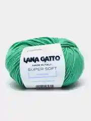 Лесной зеленый пряжа Lana Gatto Super Soft