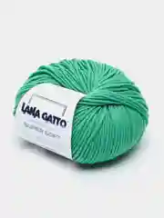 Лесной зеленый пряжа Lana Gatto Super Soft