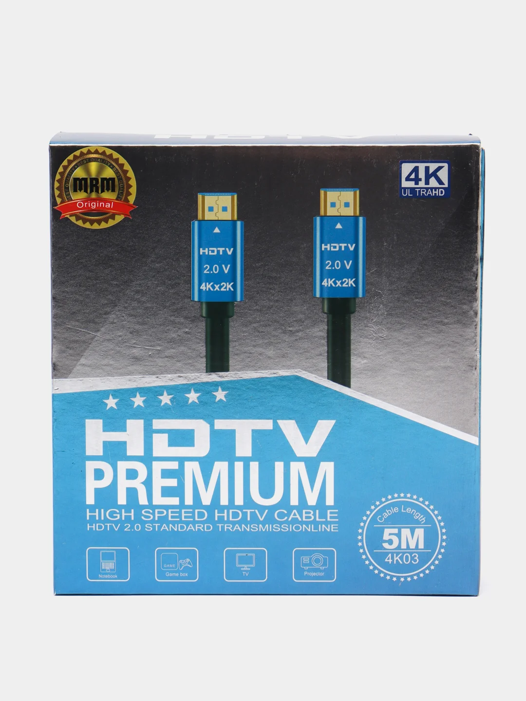 Кабель Hdmi 4K, 5 метров, Premium HDTV