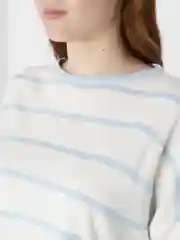 Голубой кофта женская, оверсайз